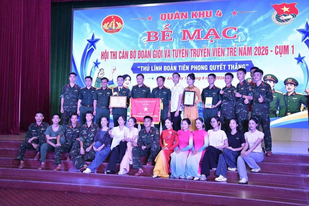 Từ hợp tác đến thực tiễn: Dấu ấn Khoa Khoa học Xã hội tại Hội thi Cán bộ Đoàn giỏi và Tuyên truyền viên trẻ cấp Quân khu năm 2026